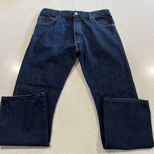 Y2K Levis 517 Jeans Men's Size 36x32 Boot Cut Dark Wash Denim Cowboy Western
